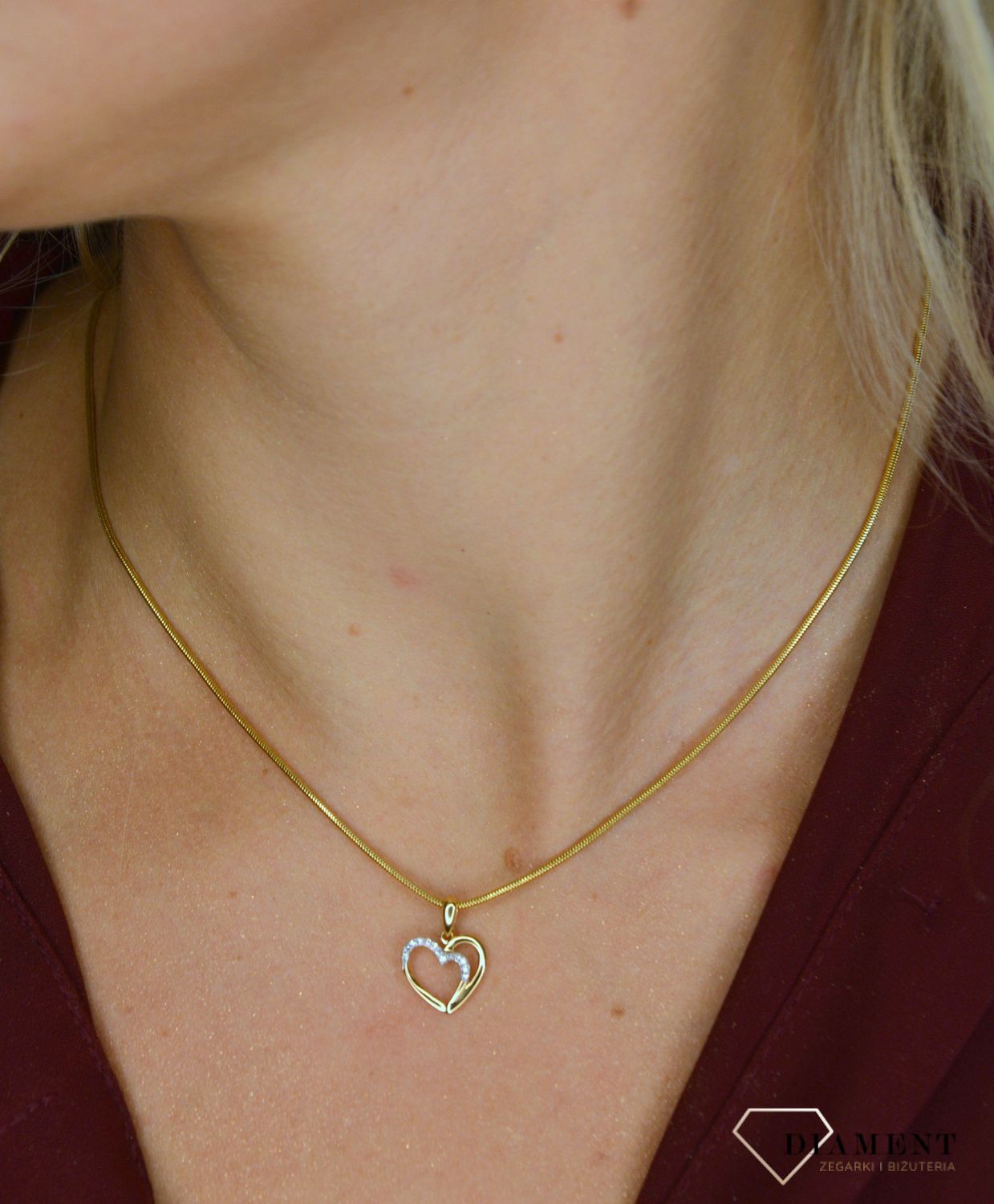 Złoty łańcuszek 585 splot Linka 1 mm DIA-LAN-1143-585 1mm ✅ Złoty łańcuszek o klasycznym splocie linki wykonany z wysokiej jakości złota próby 585.jpg